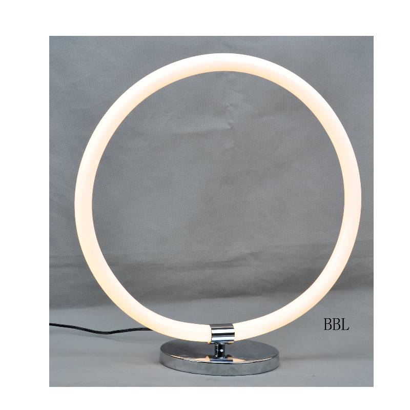Lampada da tavolo a LED con tubo tondo acrilico