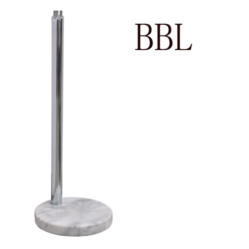 Lampada da terra moderna con base in marmo