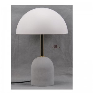 Lampada da tavolo a LED ad alta tensione con base in cemento