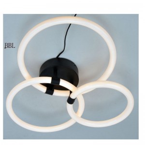 Lampada a soffitto a LED con anello circolare acrilico