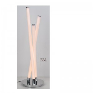 Lampada a tavola LED con tubi rettili acrilici 3pcs