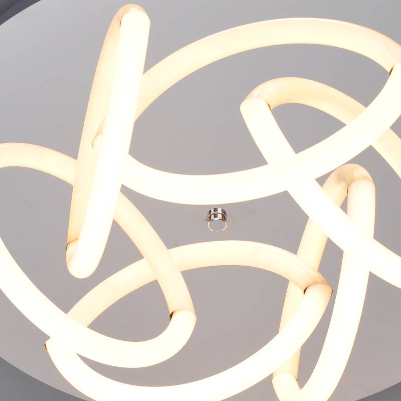 Lampada da soffitto a LED con tubo acrilico ad arco