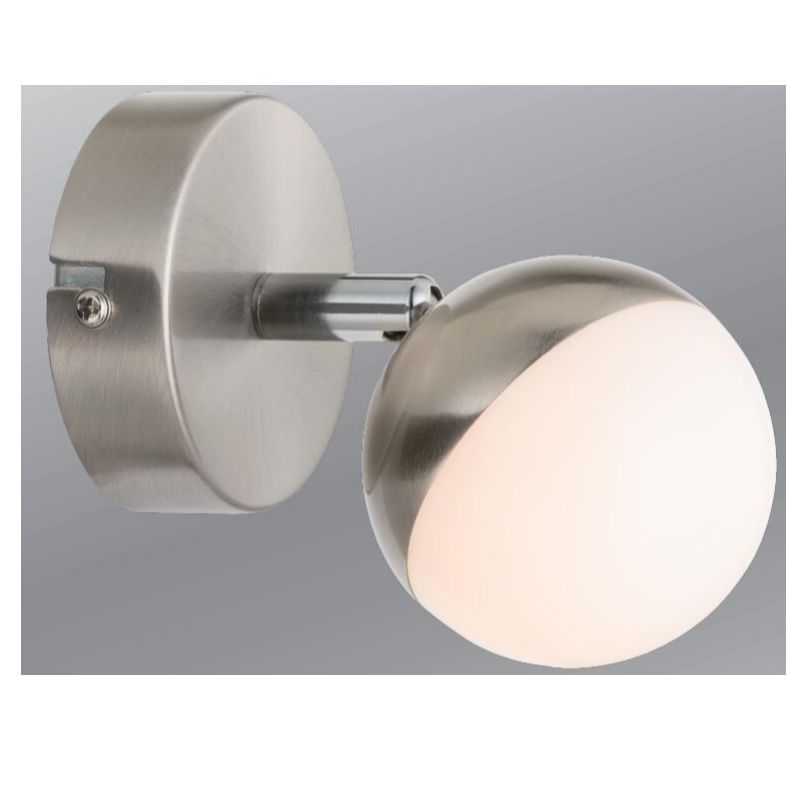Alta tensione LED spot light-1, ombra di plastica a metà sfera