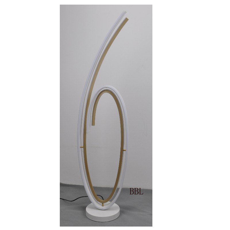 Lampada da terra a LED con binario a 2 livelli
