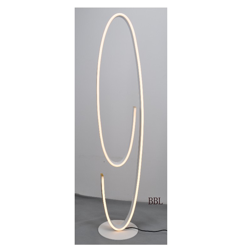 Lampada da terra a LED a forma di binario