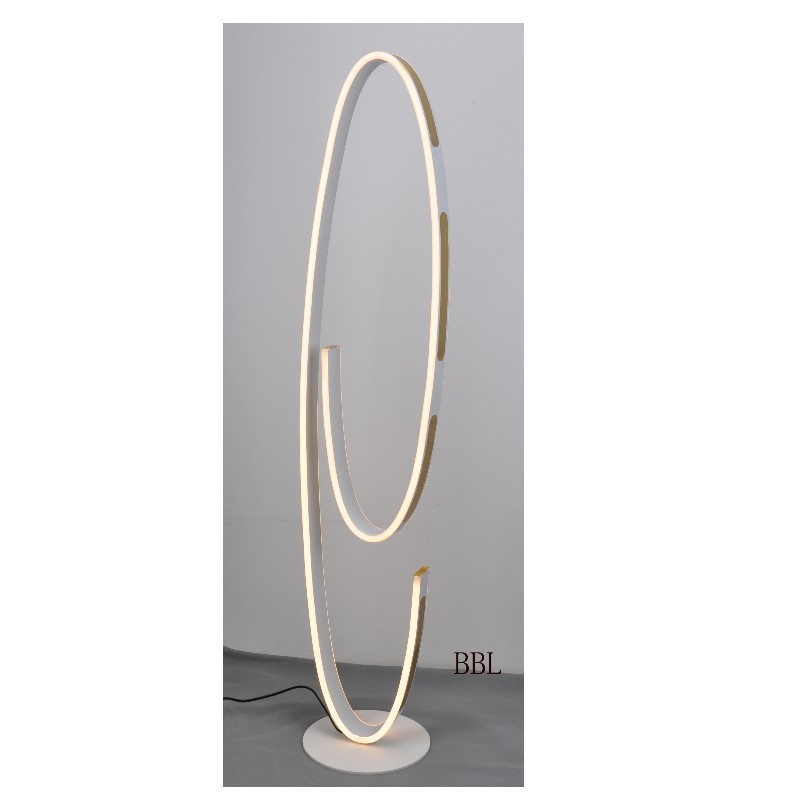 Lampada da terra a LED a forma di binario