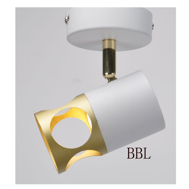 Moderno spot light-1 con bianco + oro metallo ombra, può regolare la direzione